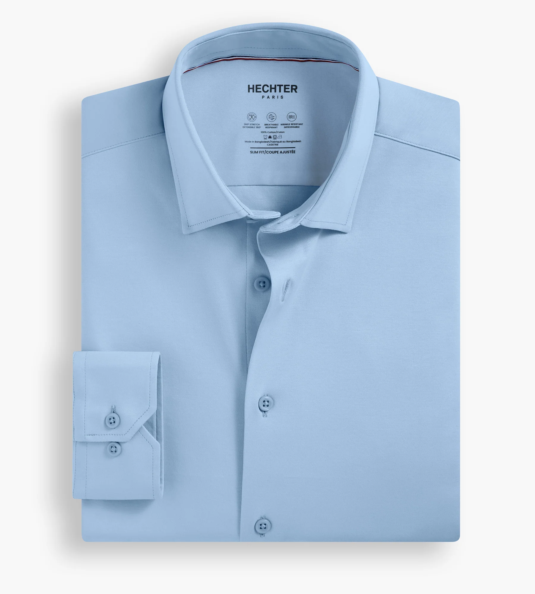 360 Stretch Soft Touch Jersey Dress Shirt - Image 3