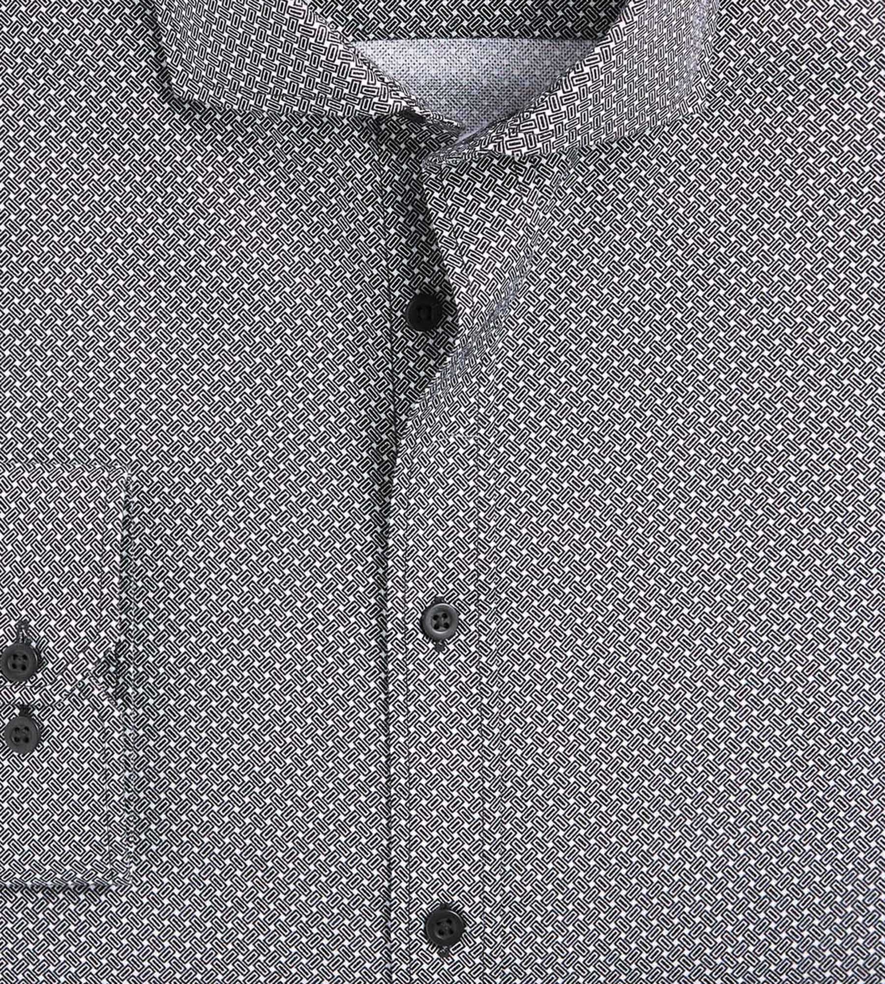 Non-Iron Geo Print Dress Shirt - Image 2