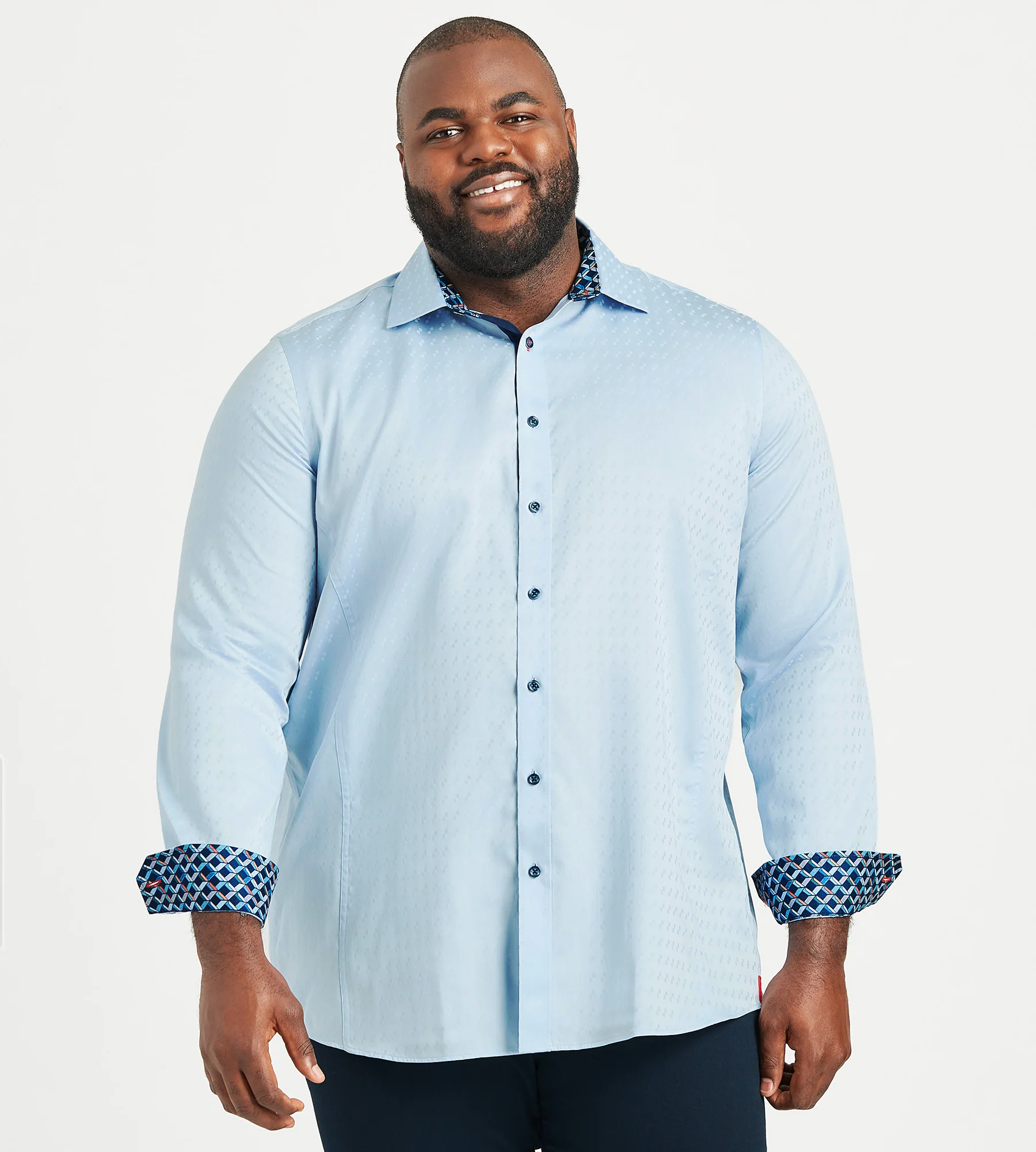 Tonal Jacquard Shirt
