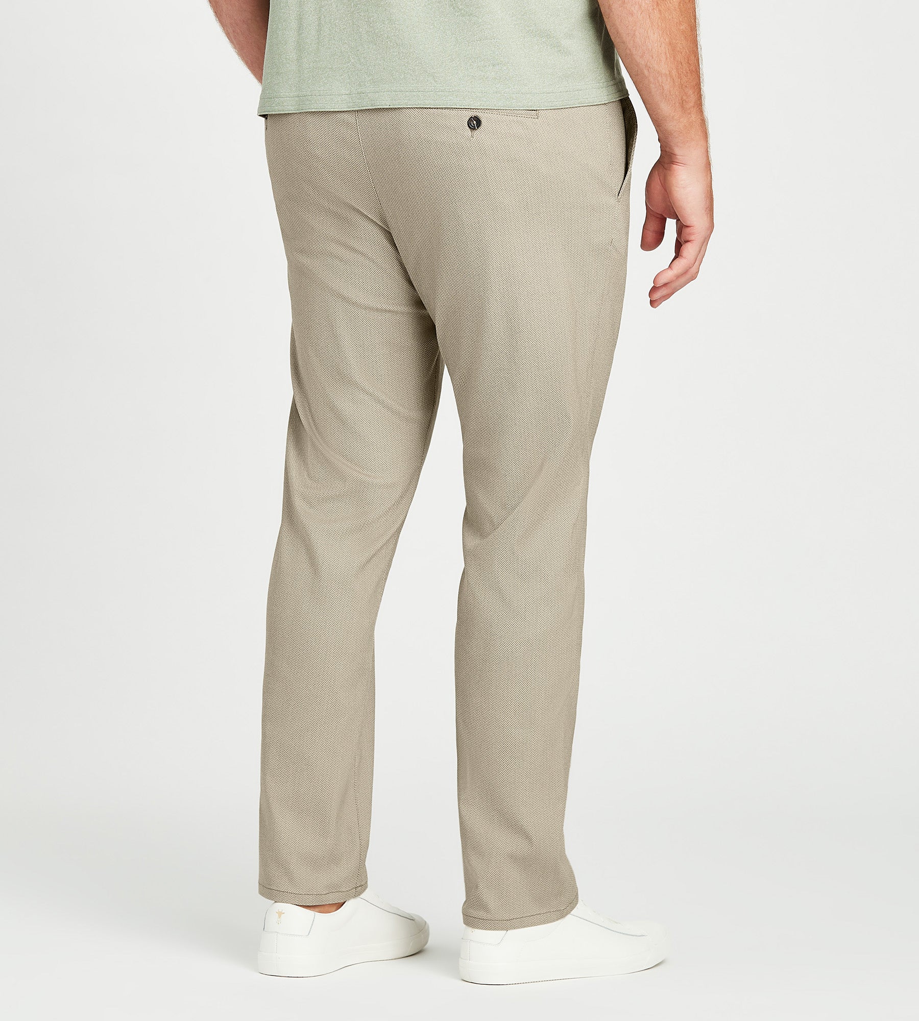Textured Bungee Flat Front Pant - Image 6