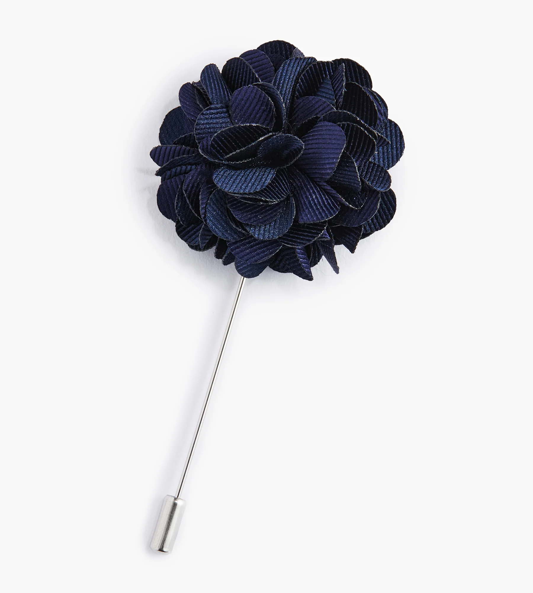 Solid Flower Lapel Pin - Image 3