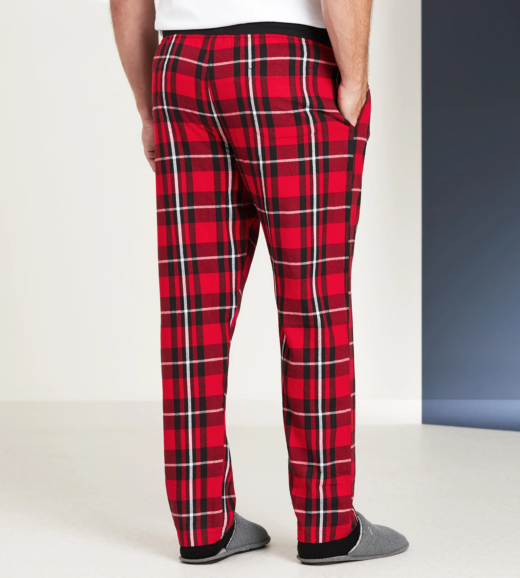 Plaid Flannel Lounge Pants - Image 3