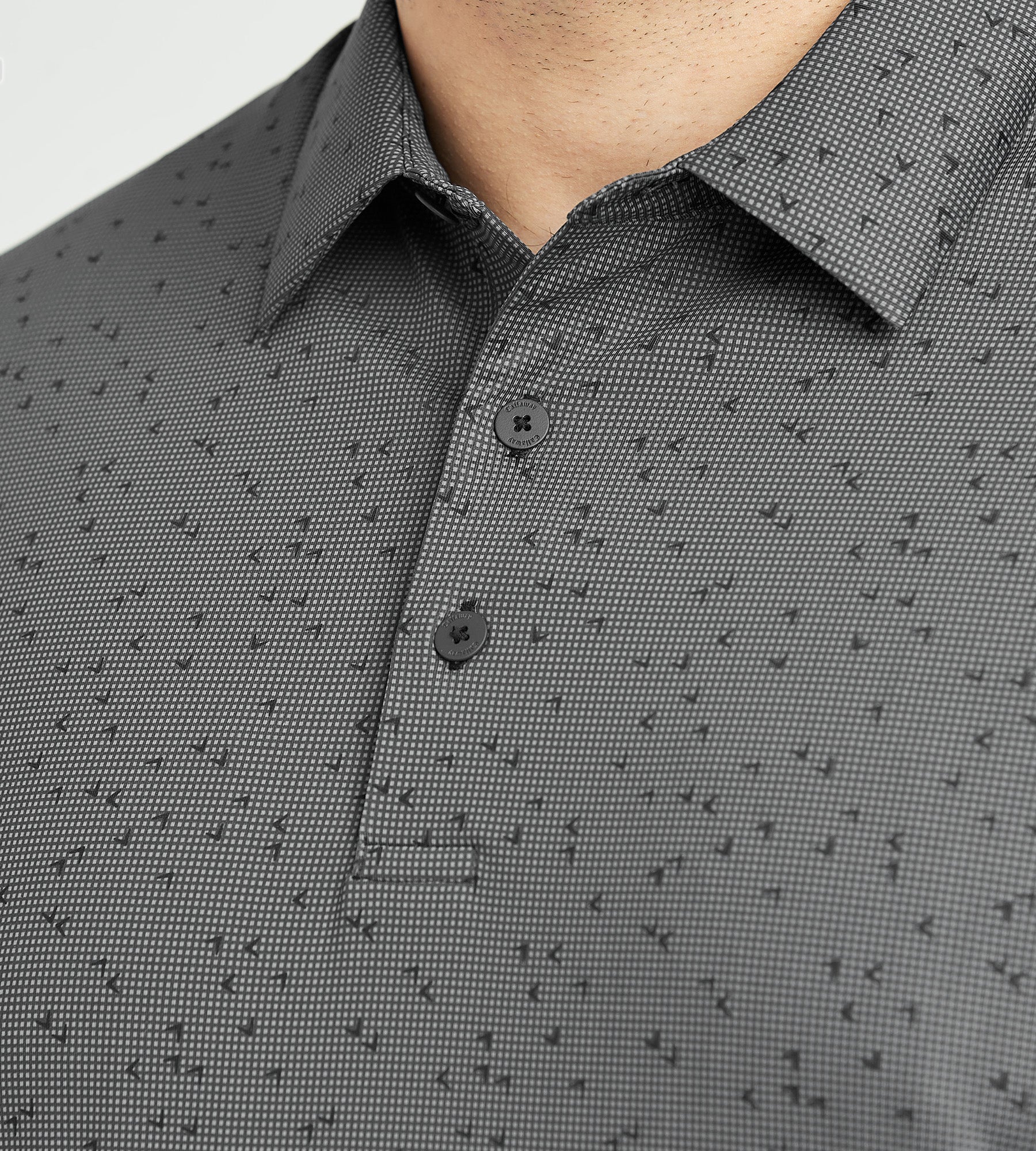 Gingham Printed Essential Polo - Image 2